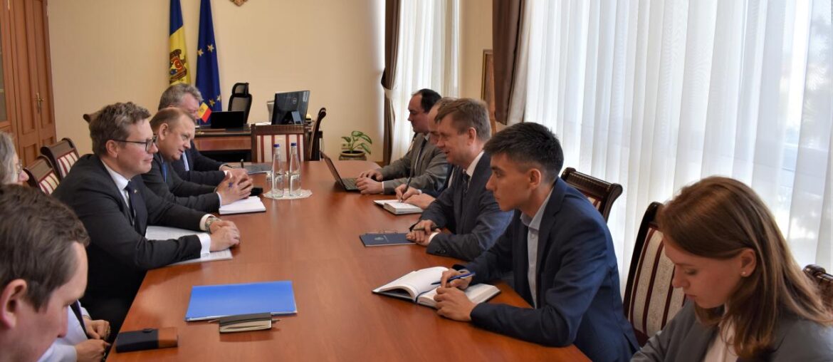 Întrevedere Valeriu Chiveri – delegația Ministerului Afacerilor Externe al Republicii Estonia