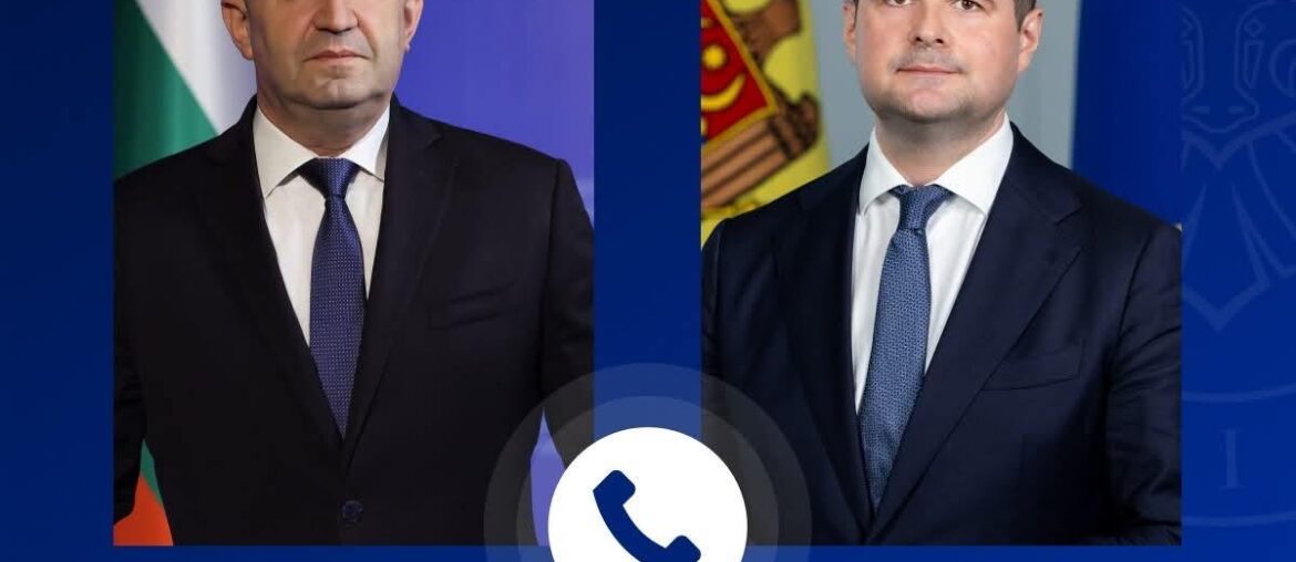 Vasile Tofan a discutat cu Rumen Radev despre integrarea europeană, securitatea energetică și aprofundarea cooperării moldo-bulgare