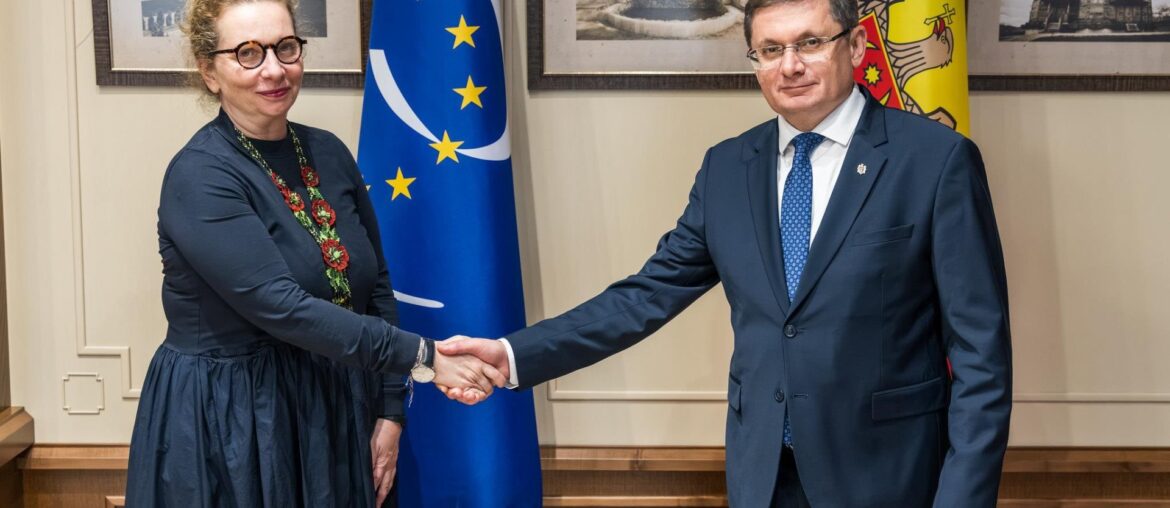 Igor Grosu și noua șefă a Oficiului Consiliului Europei la Chișinău au discutat despre reformele democratice și parcursul european al Republicii Moldova