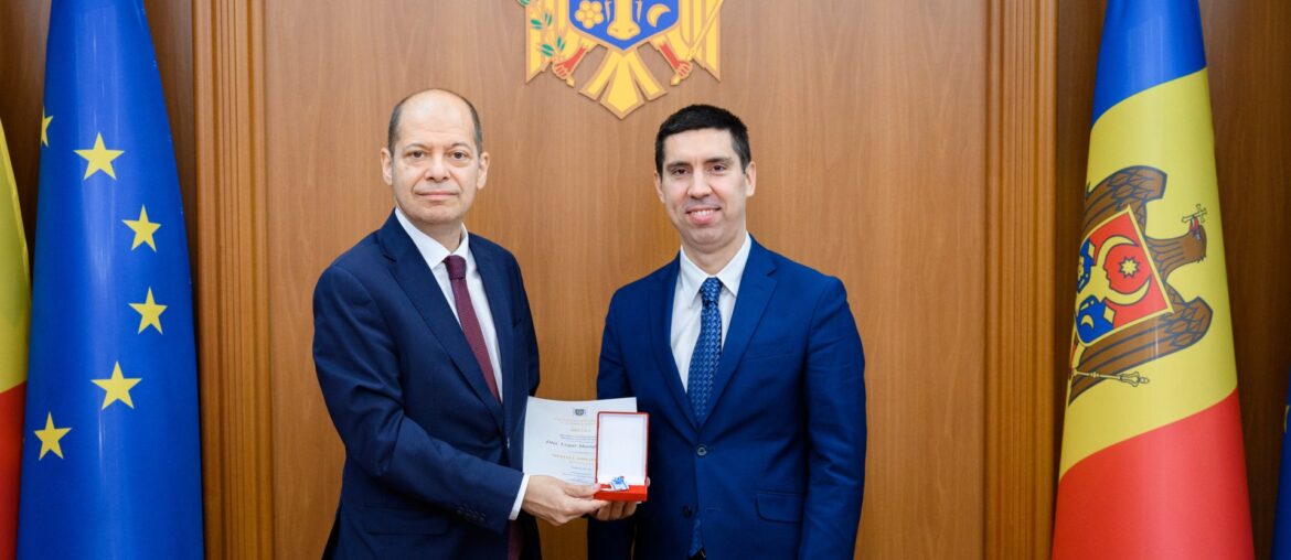 Ambasadorul Turciei la Chișinău, decorat la încheierea mandatului pentru contribuția la consolidarea relațiilor moldo-turce