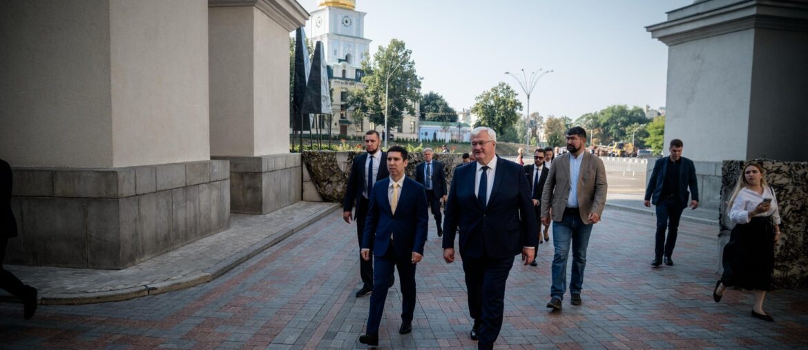 Întrevedere Mihai Popșoi – Andrii Sybiha, la Kiev: ne coordonăm eforturile pentru integrarea europeană și securitatea regională