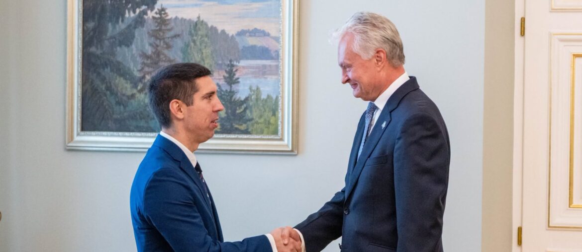Mihai Popșoi, întrevedere cu președintele Lituaniei, Gitanas Nausėda la Vilnius: „Moldova are alături parteneri care cred în viitorul nostru european”
