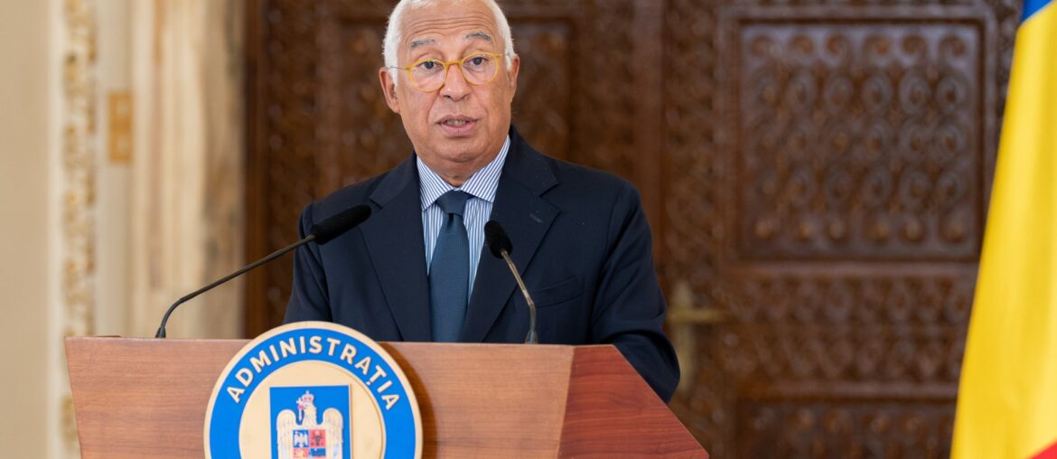 António Costa, la București: aderarea Republicii Moldova la UE, o investiție în securitatea Europei