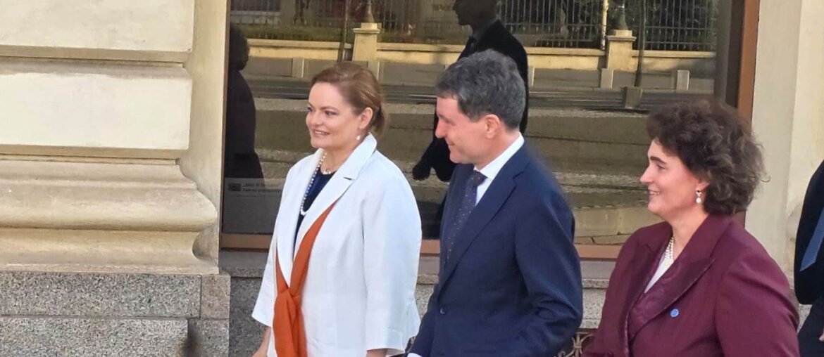 Mireille Rădoi: Nicuşor Dan şi Preşedinta Comisiei de la Veneţia, la BCU „Carol I” – Miza europeană a apărării statului de drept